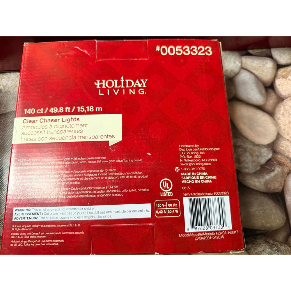 5 New in Box-140 ct. Chaser Lights-8 functions - Picture 3 of 6